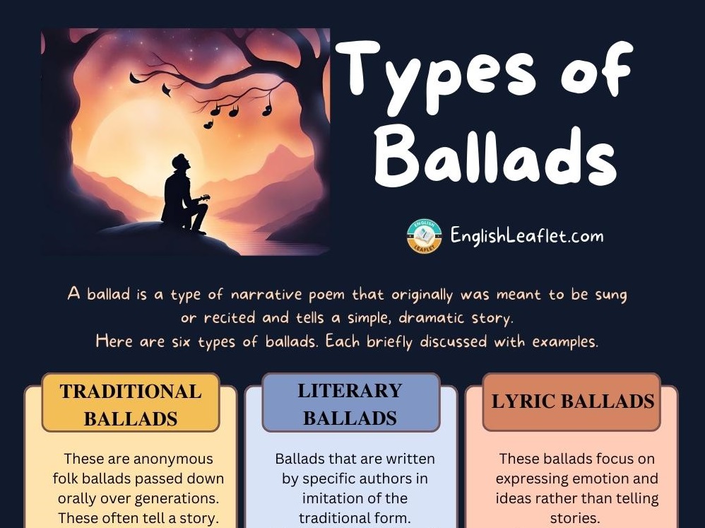 What Are The Diffe Types Of Narrative Poem Infoupdate