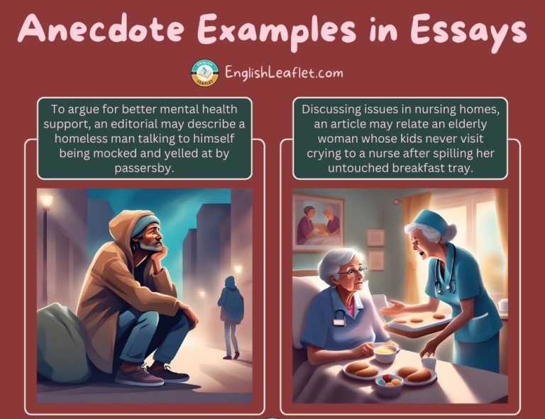 Anecdote Examples In Books, Speeches, Movies, Essays & Writing