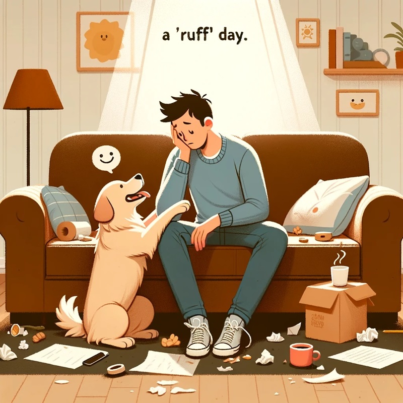 one liner dog puns