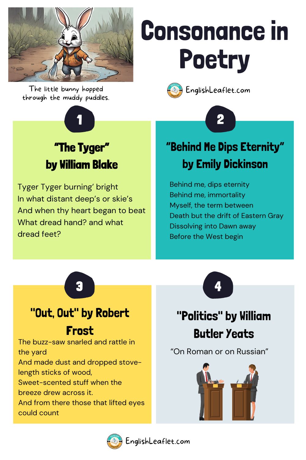 Consonance in Poetry & Examples Sentences - EnglishLeaflet