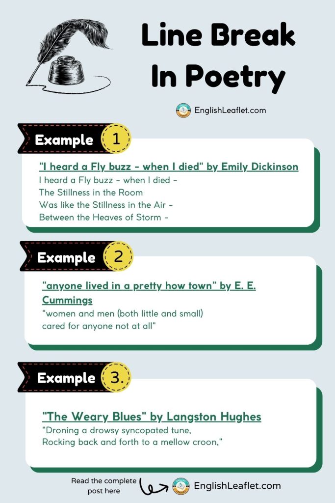 5 Examples of Line Break In Poetry - EnglishLeaflet