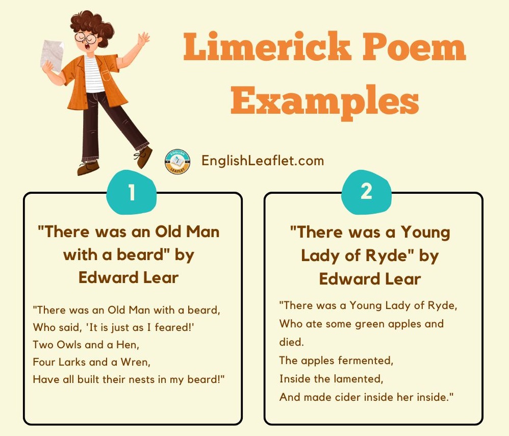 10 Limerick Poem Examples - EnglishLeaflet