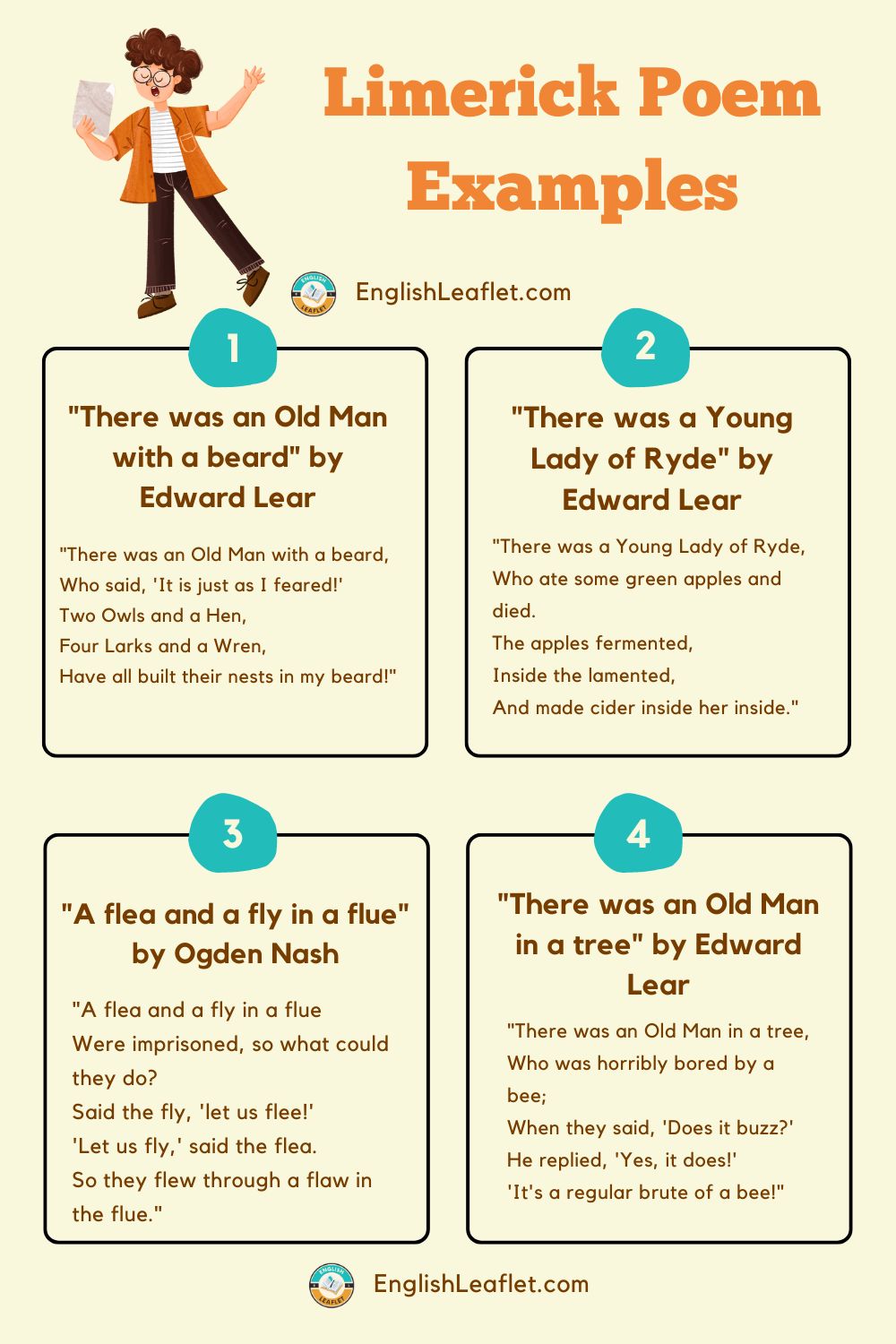 Examples Of Limerick Poems 300x399