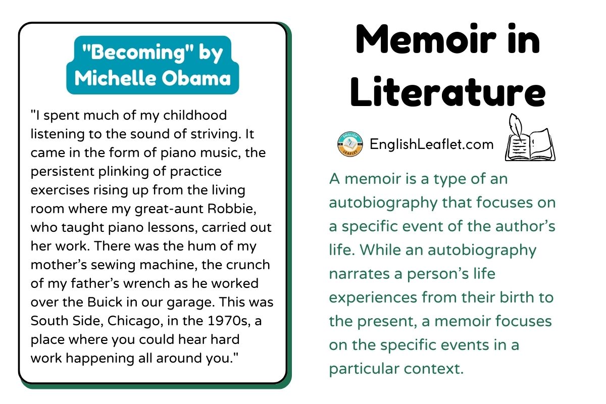 Definition & Examples of Memoir in Literature - EnglishLeaflet