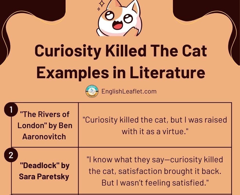 Curiosity Killed The Cat (Meaning & Examples in Literature ...