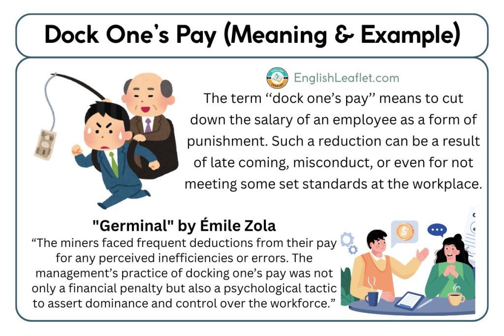 Dock One’s Pay (Meaning & Examples)