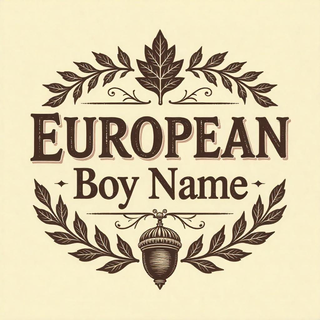 Top 15 European Boy Names with Rich History & Meaning