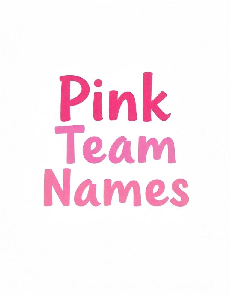 15 Best Pink Team Names for Girls & Fun Groups 15 Best Pink Team Names for Girls & Fun Groups
