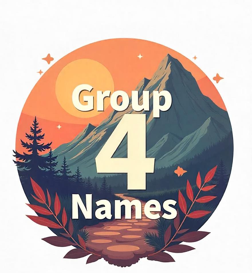 Best Group of 4 Names for Your Team or Squad
