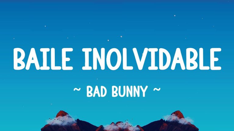 Baile Inolvidable Lyrics – Sing Along with Full Song Words