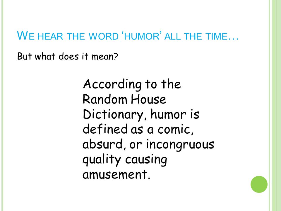 Humor Literary Definition With Clear Types & Examples