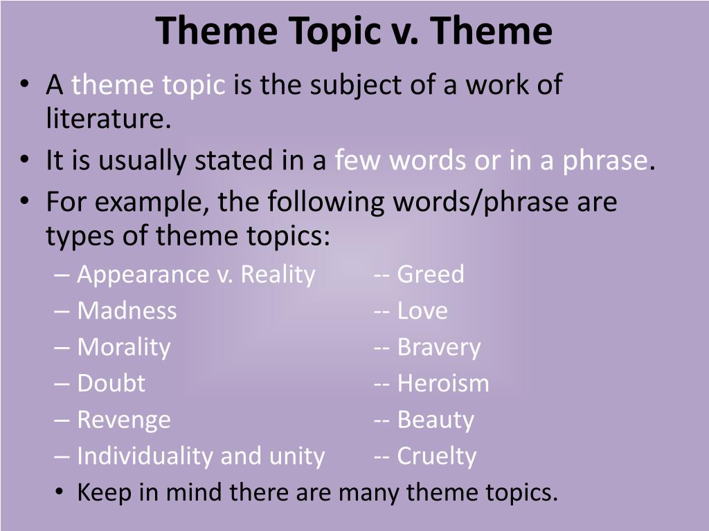 Thematic Topics List: Explore Popular & Unique Themes