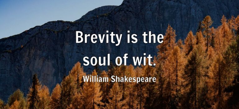 Brevity is the Soul of Wit: Mastering the Art of Concise Brevity is the Soul of Wit