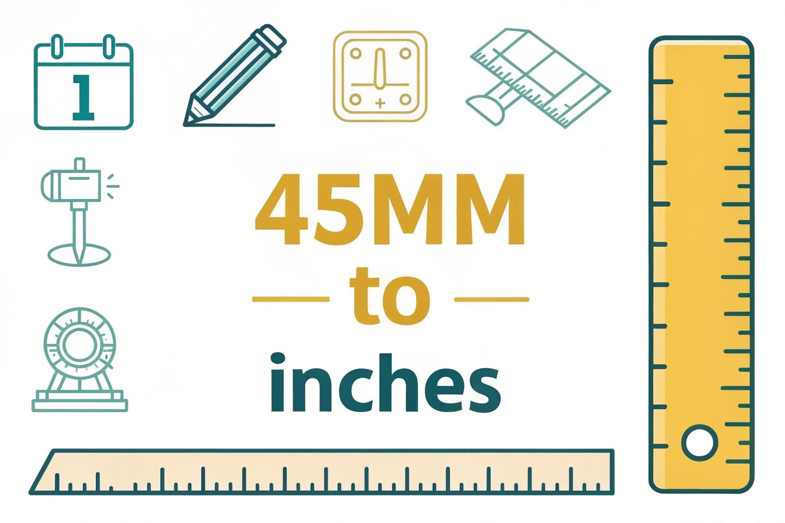 45mm to Inches