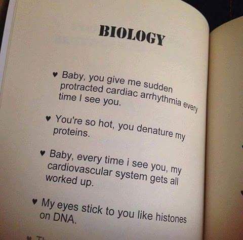 Biology Chat Up Lines