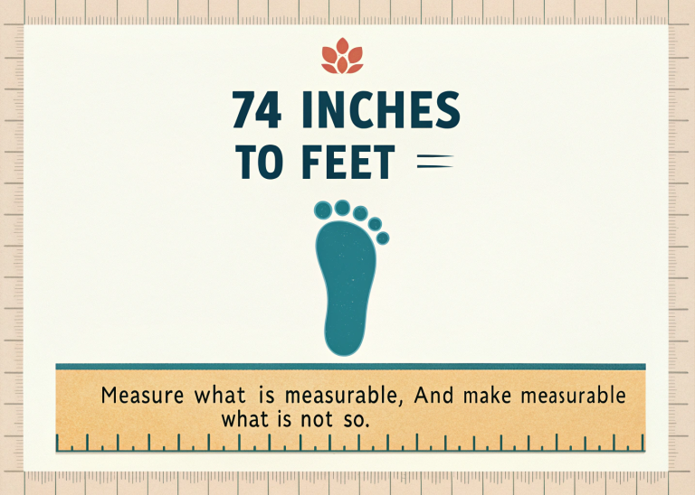 74 Inches to Feet: Mastering Height Conversions with Precision and Ease 78 Inches to Feet