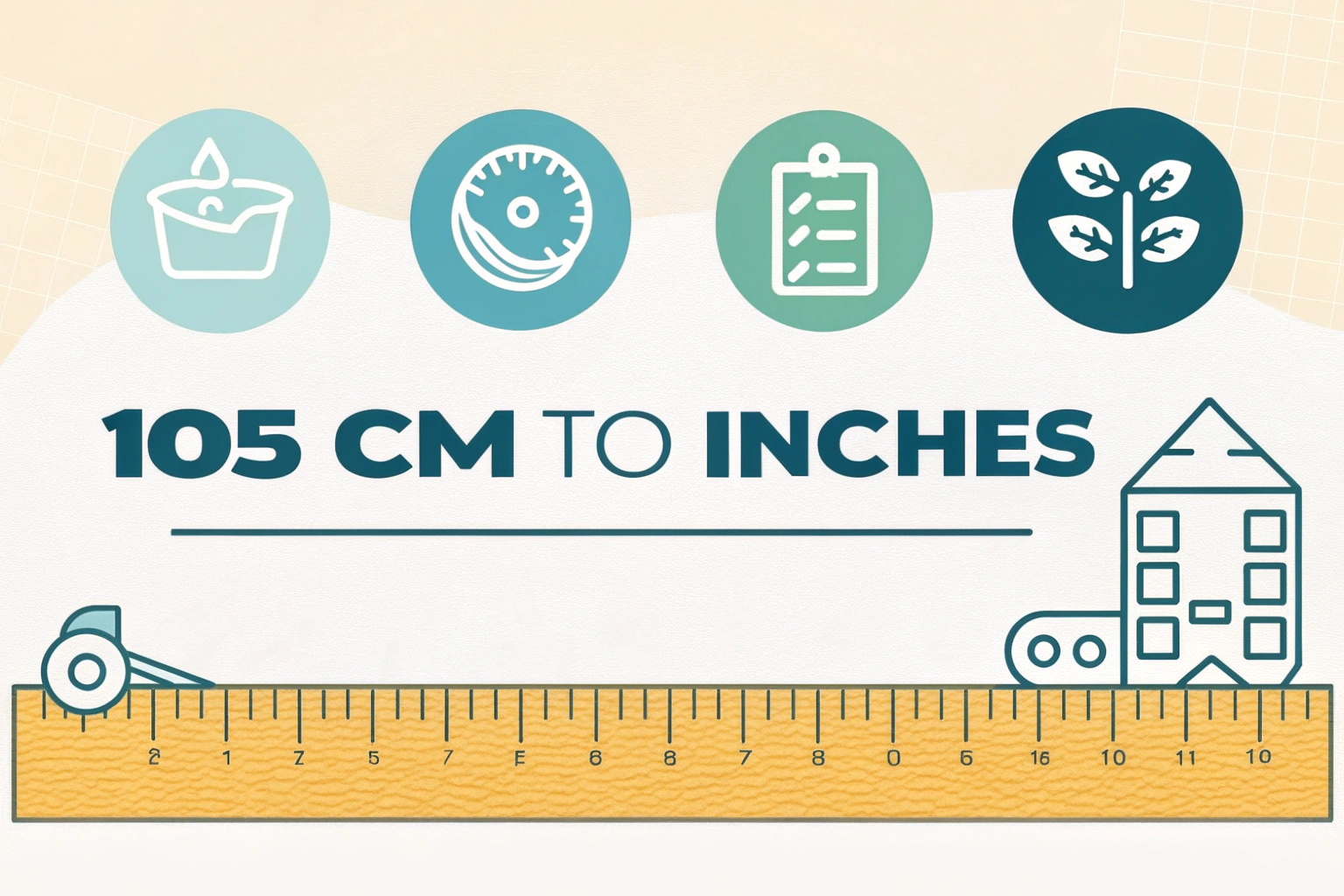 105 cm to Inches