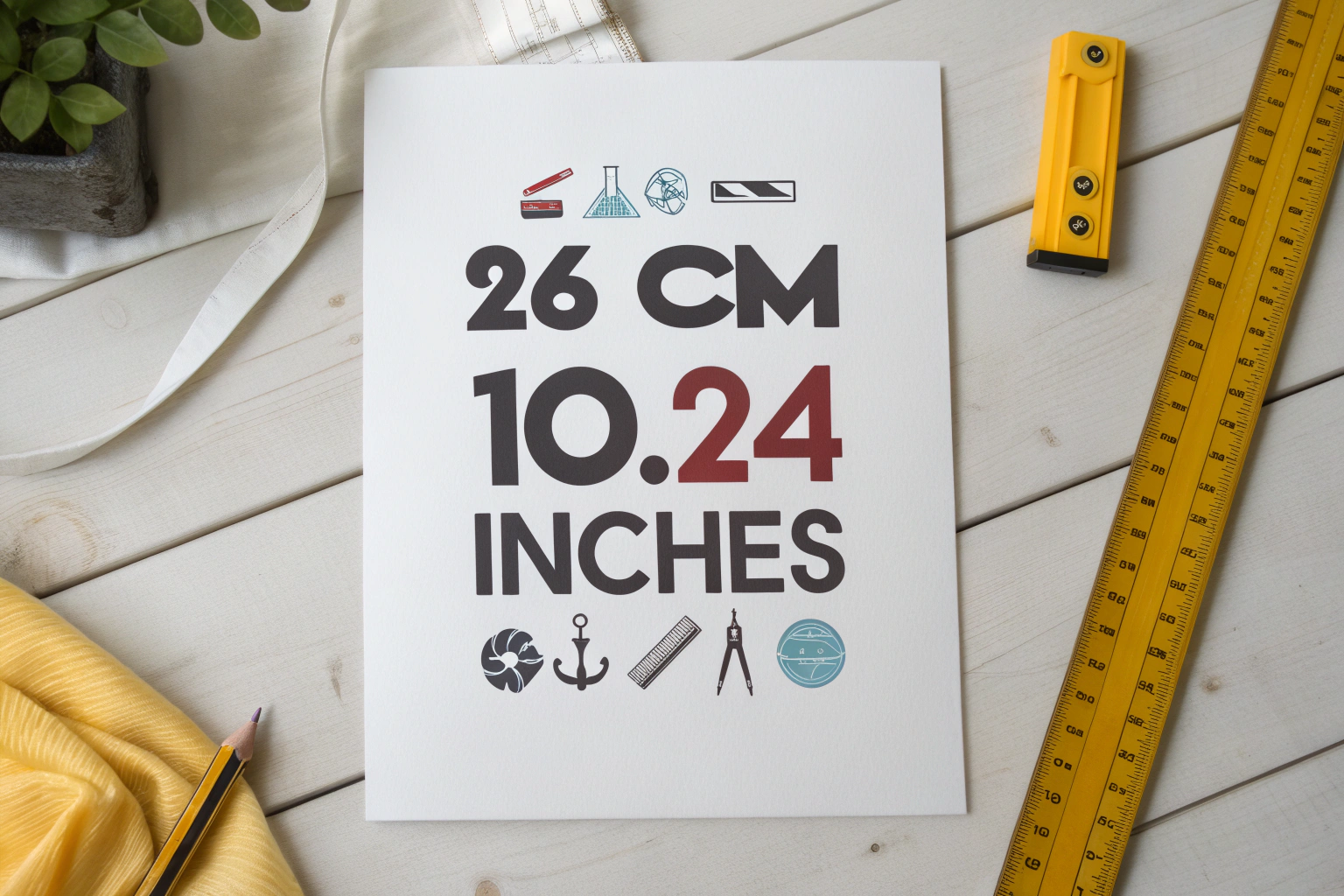 26 cm to Inches