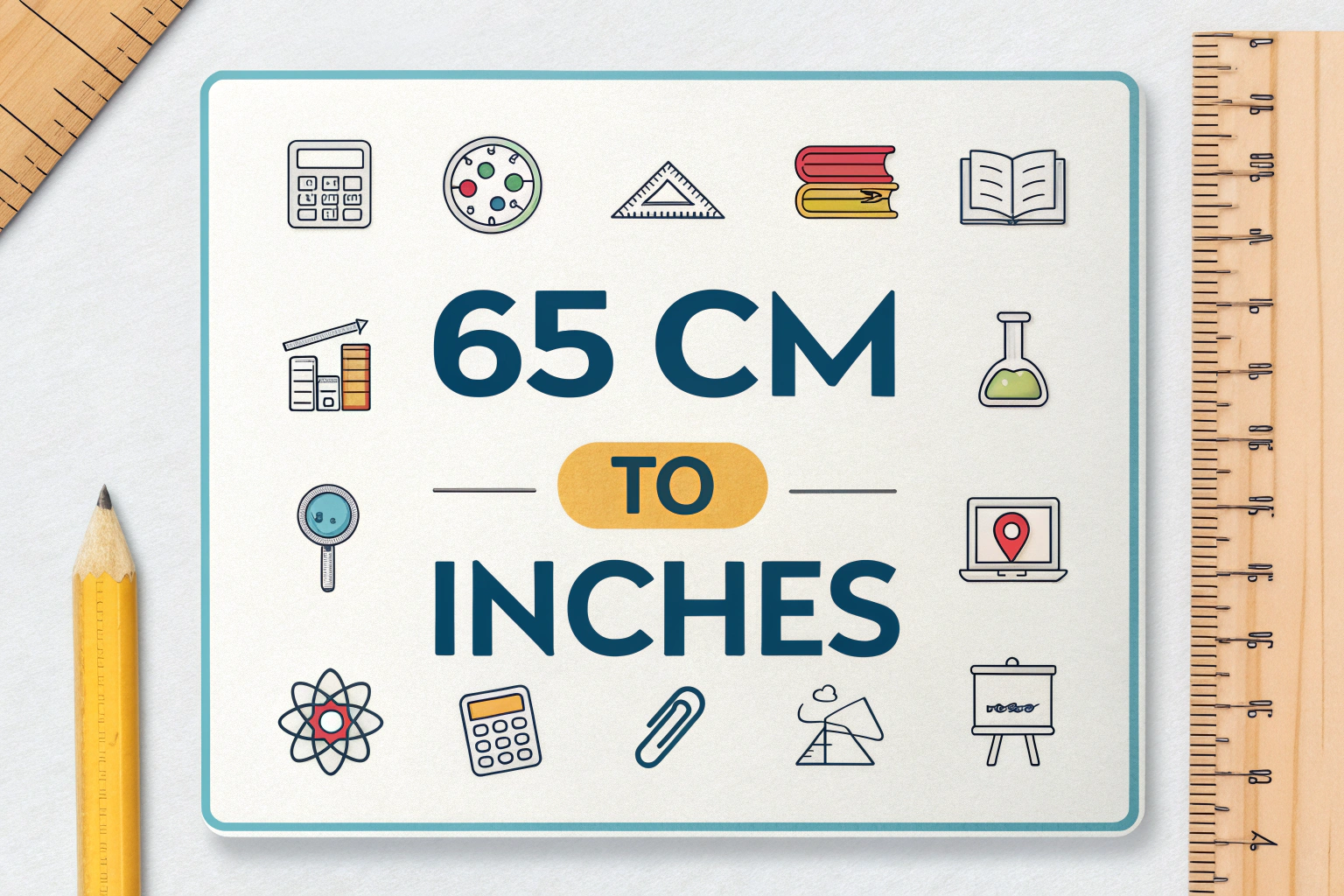 65 cm to Inches