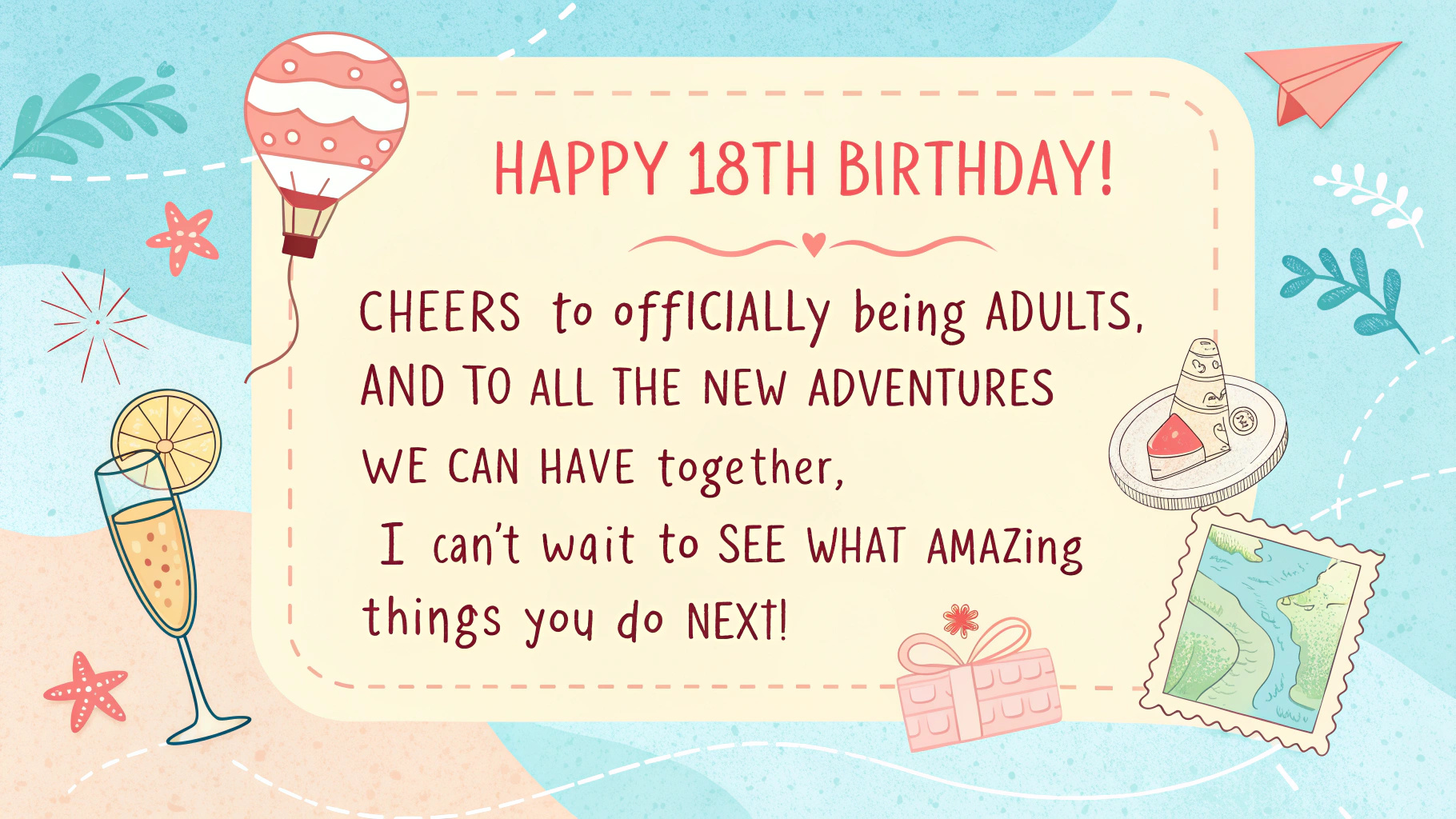 Happy Birthday Wishes for 18