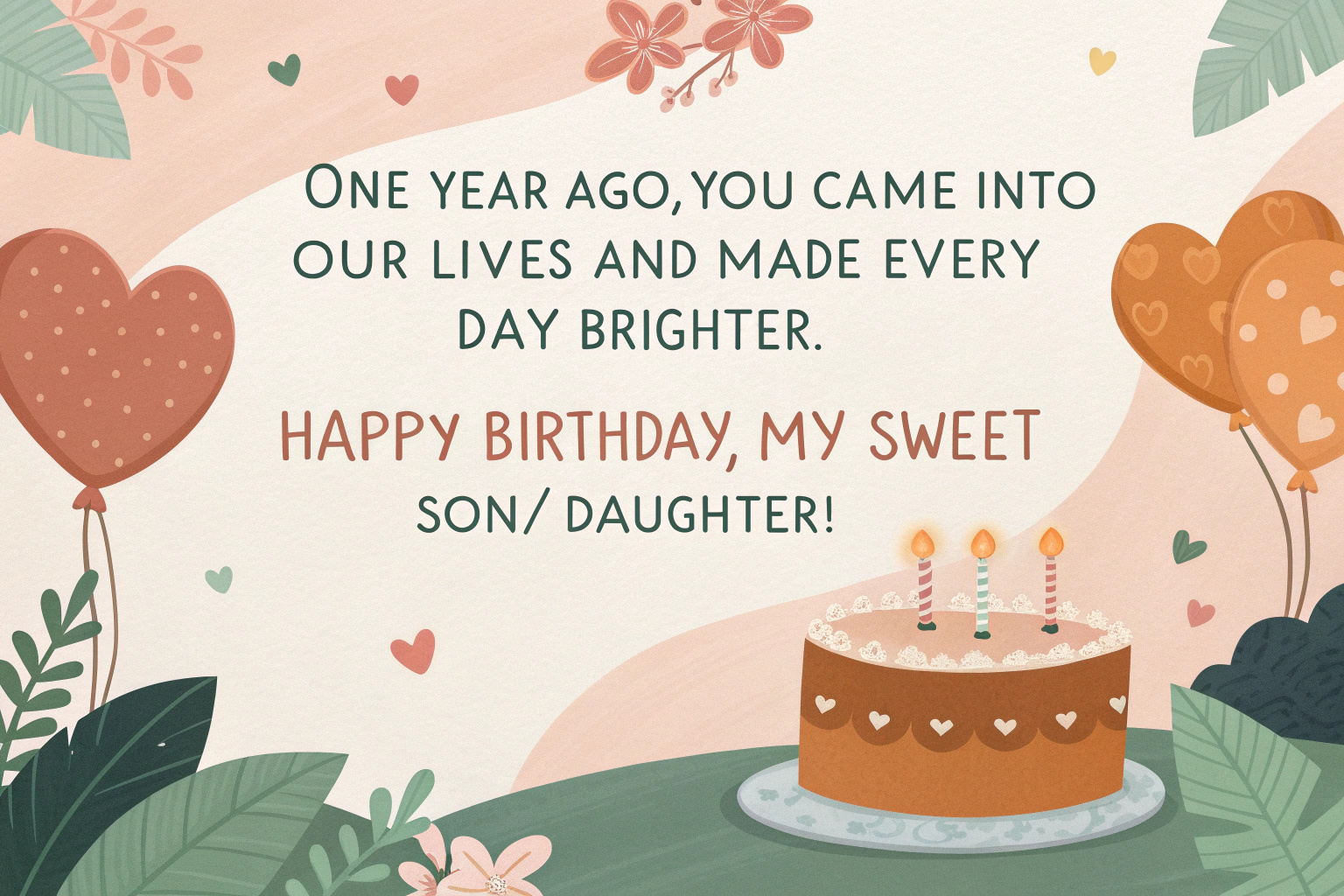 1st Birthday Birthday Wishes