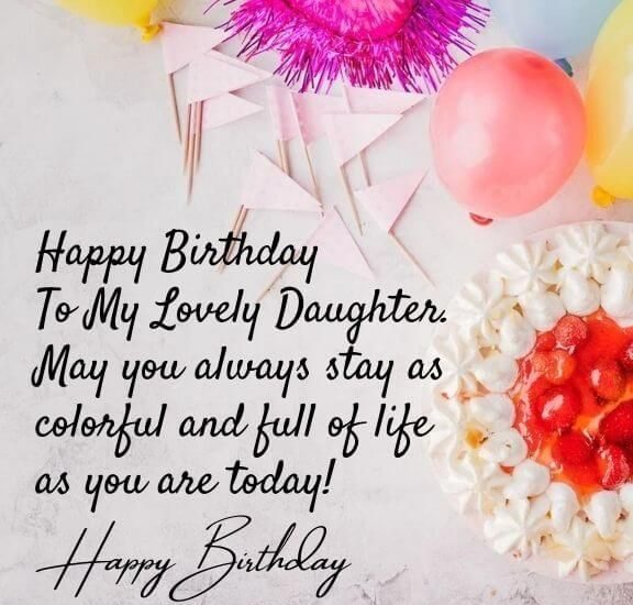 Birthday Wishes for Daughter