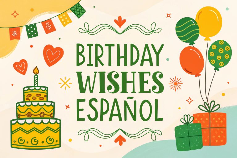 Birthday Wishes Espanol