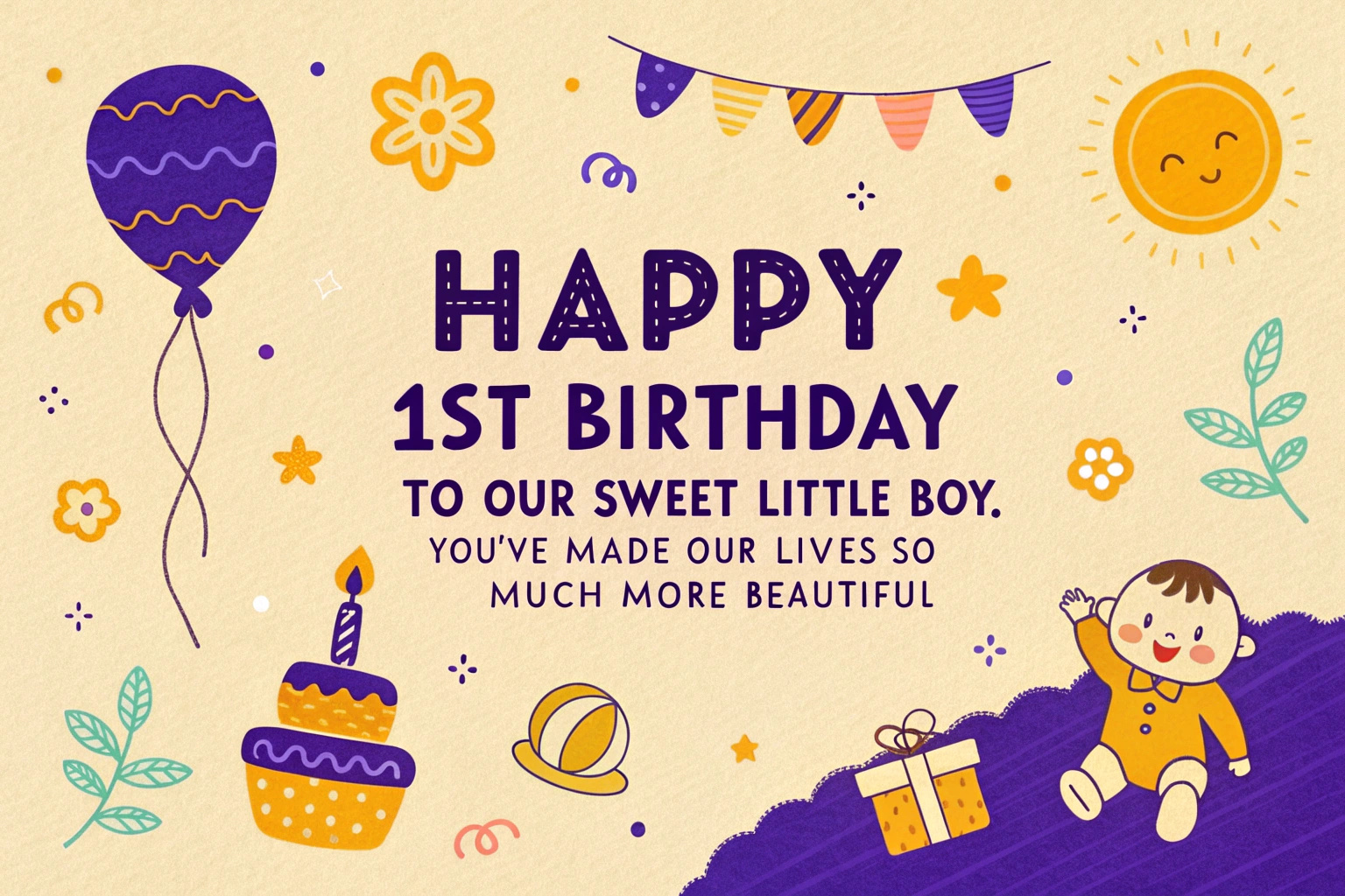 Happy 1 Birthday Wishes