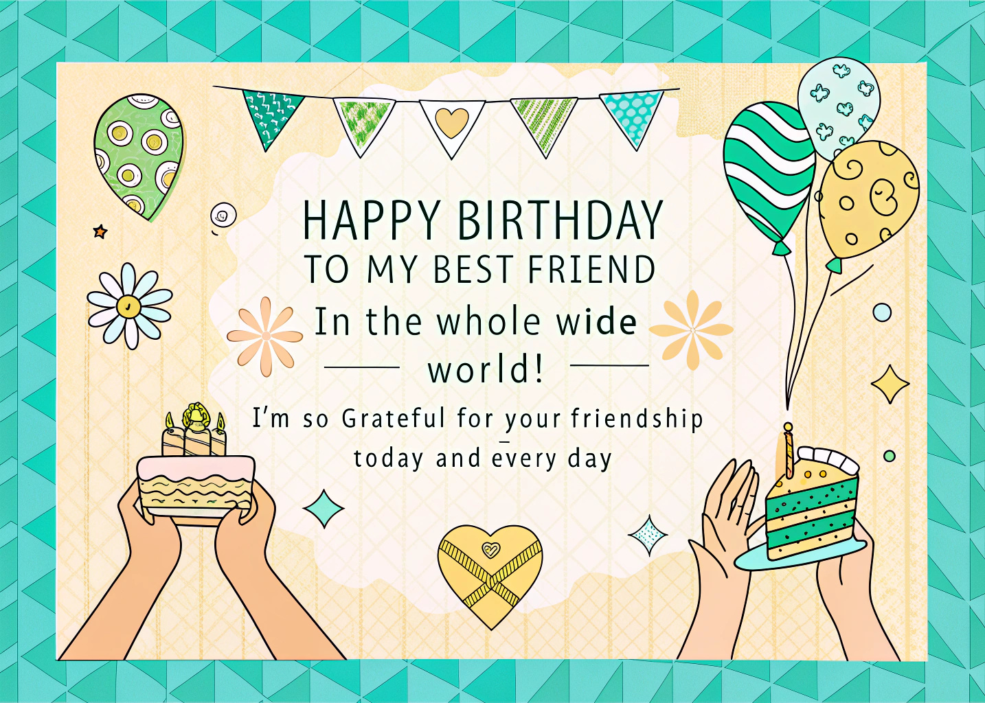 Touching Birthday Wishes for Best Friend