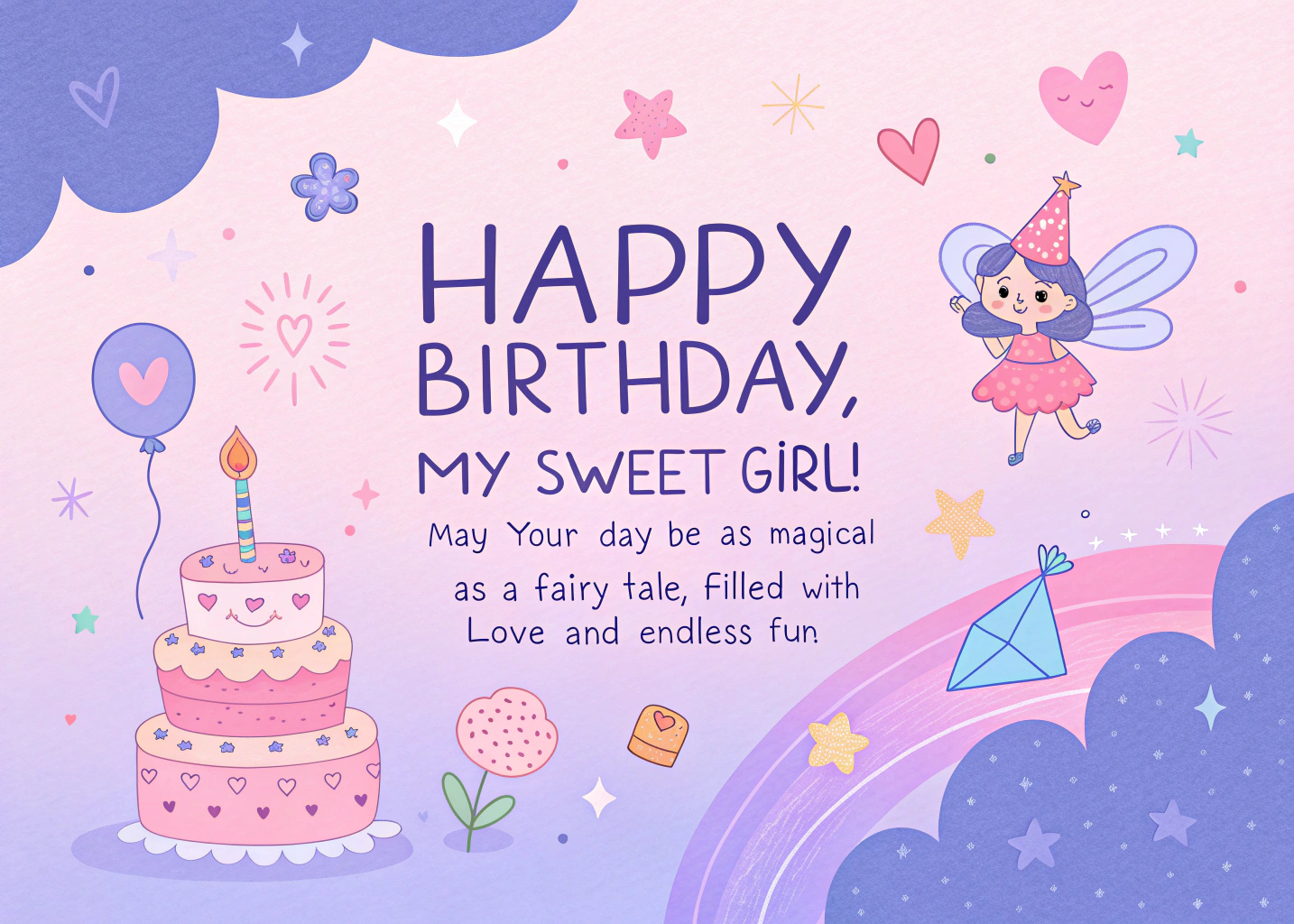 Birthday Wish for Granddaughter