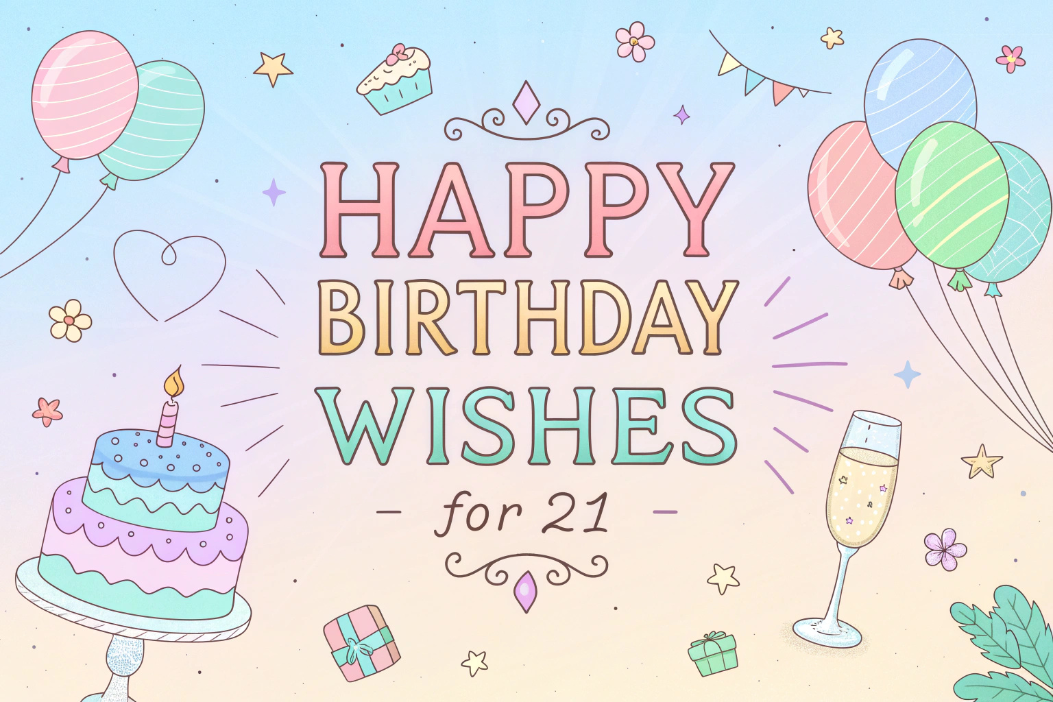 Happy Birthday Wishes for 21