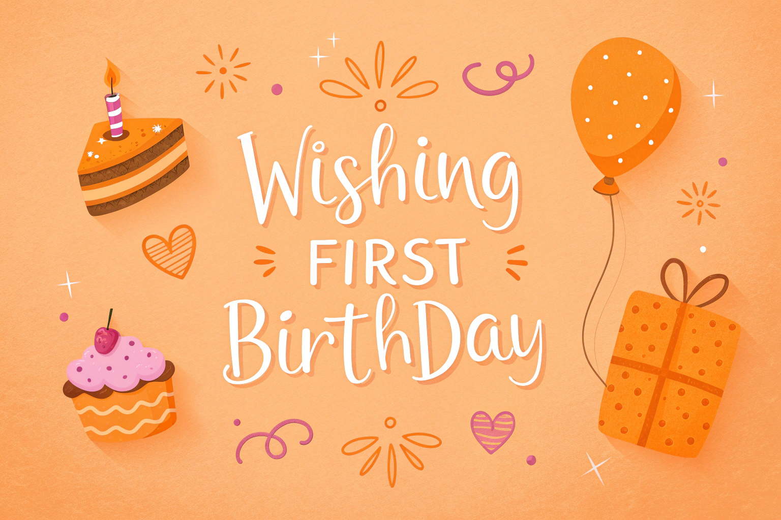 Wishing First Birthday