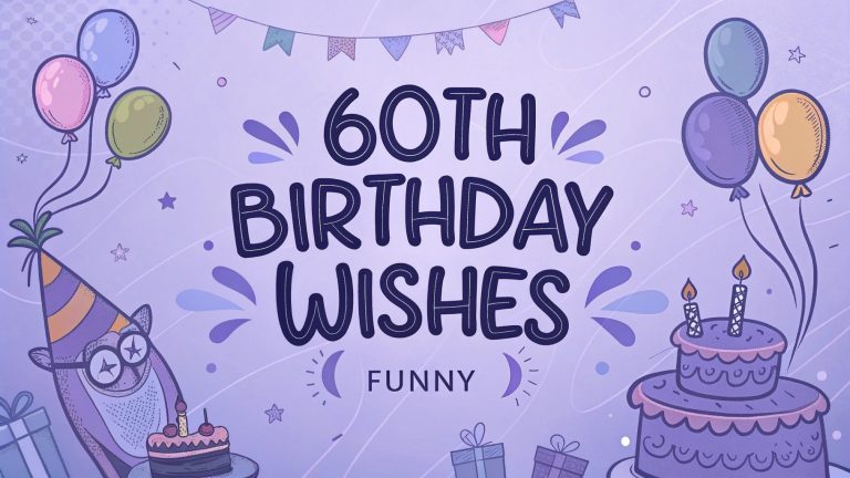 60th Birthday Wishes Funny: Hilarious Messages to Celebrate a Milestone with Laughter