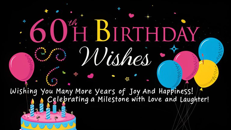 60th Birthday Wishes