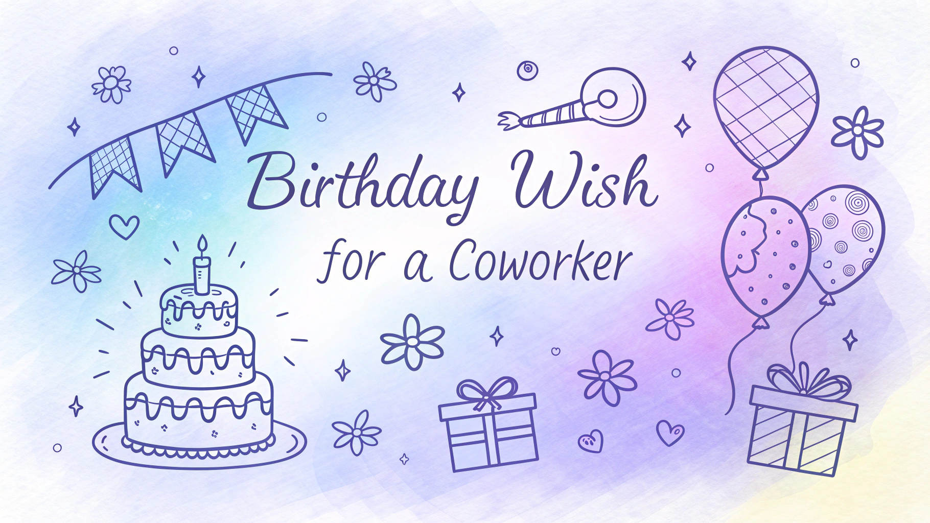 Birthday Wish for a Coworker