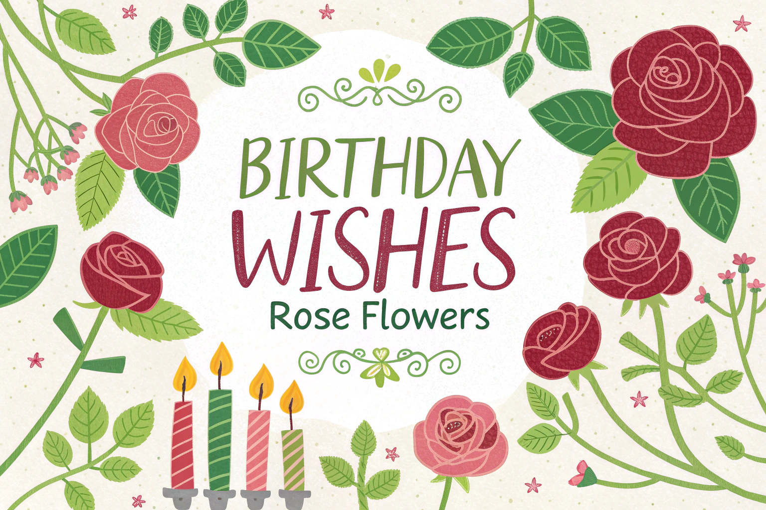 Birthday Wishes Rose Flowers