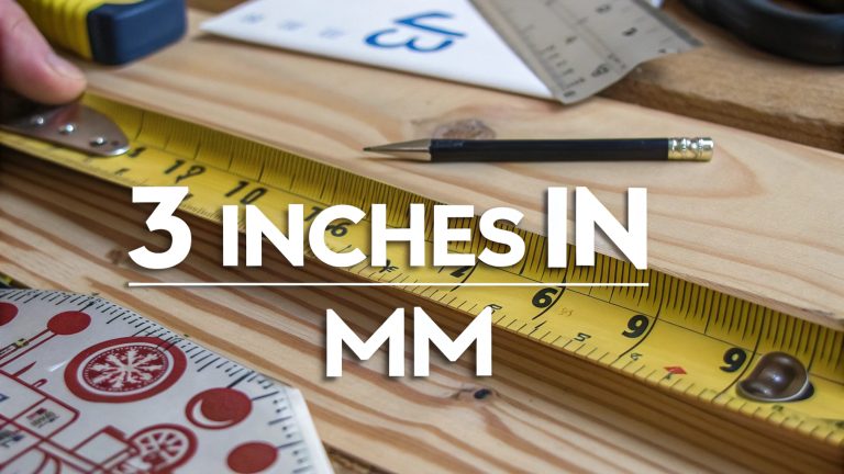 3 Inches to mm