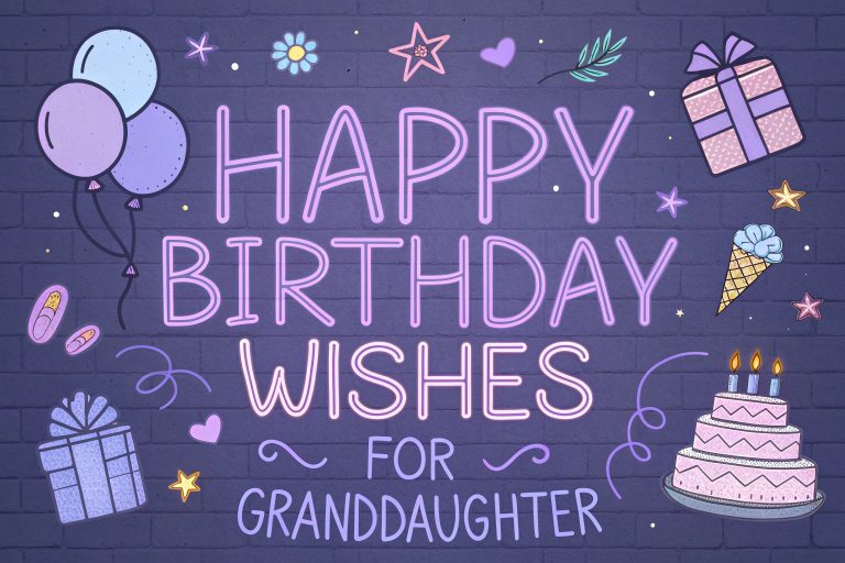 Happy Birthday Wishes for Granddaughter