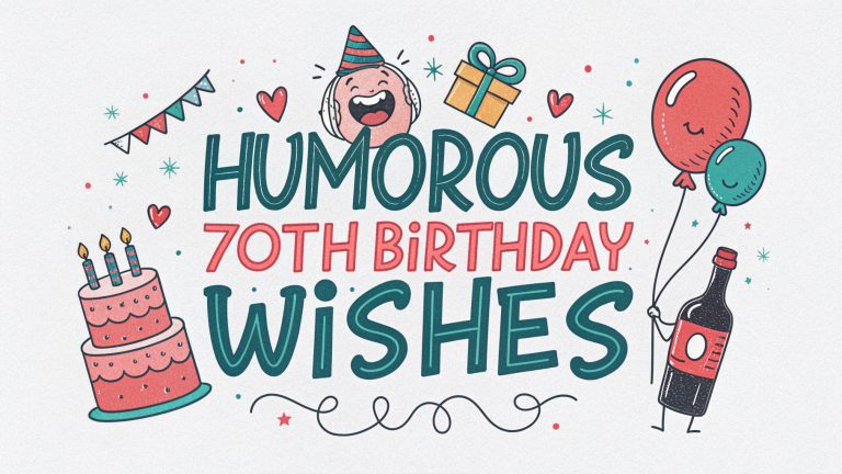 Humorous 70th Birthday Wishes