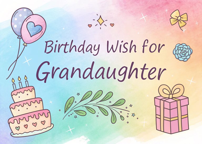 Birthday Wish for Granddaughter