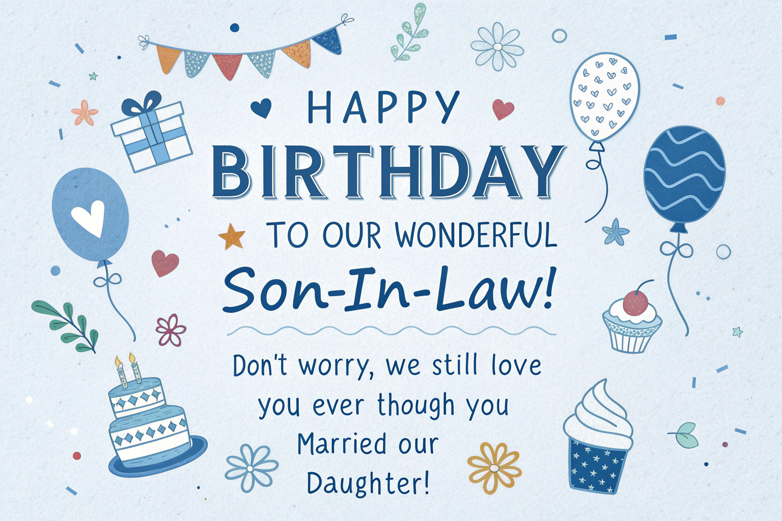 Son in Law Birthday Wishes Funny