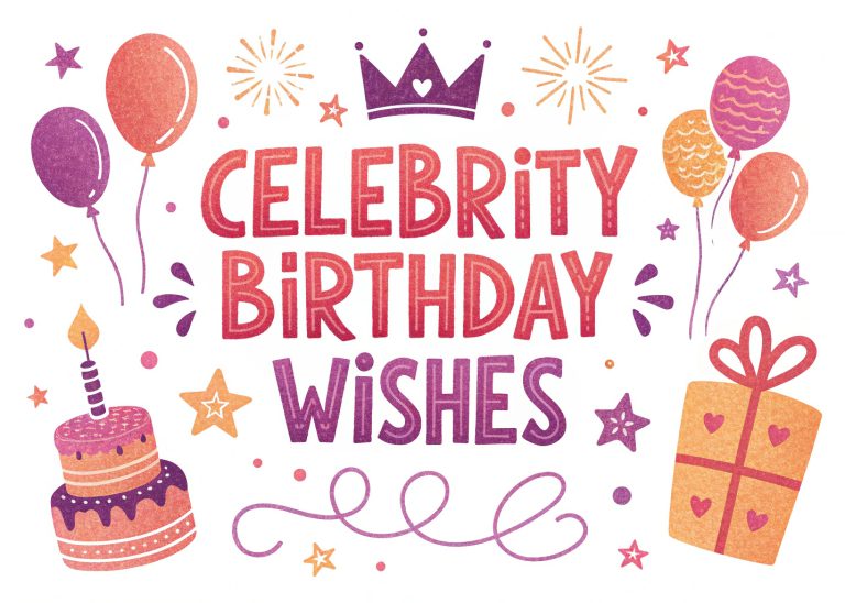 Celebrity Birthday Wishes