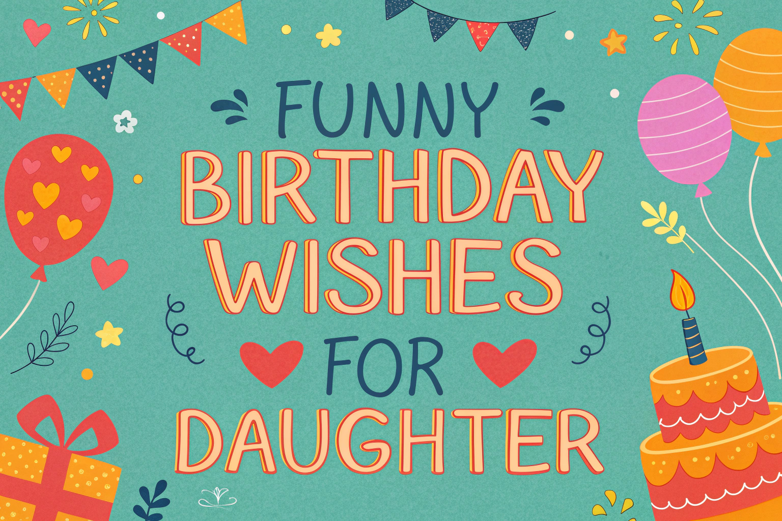 Funny Birthday Wishes for Daughter
