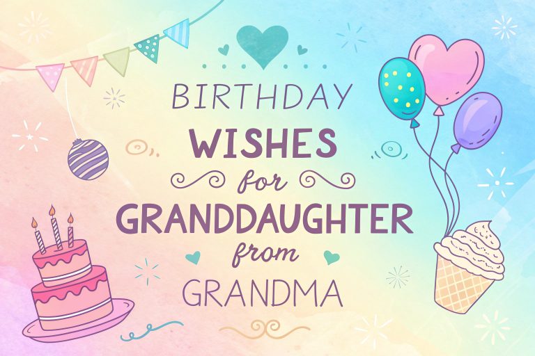 Birthday Wishes for Granddaughter from Grandma