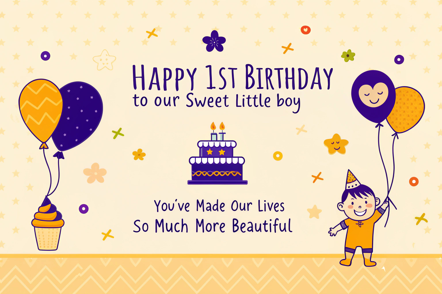 Happy 1 Birthday Wishes