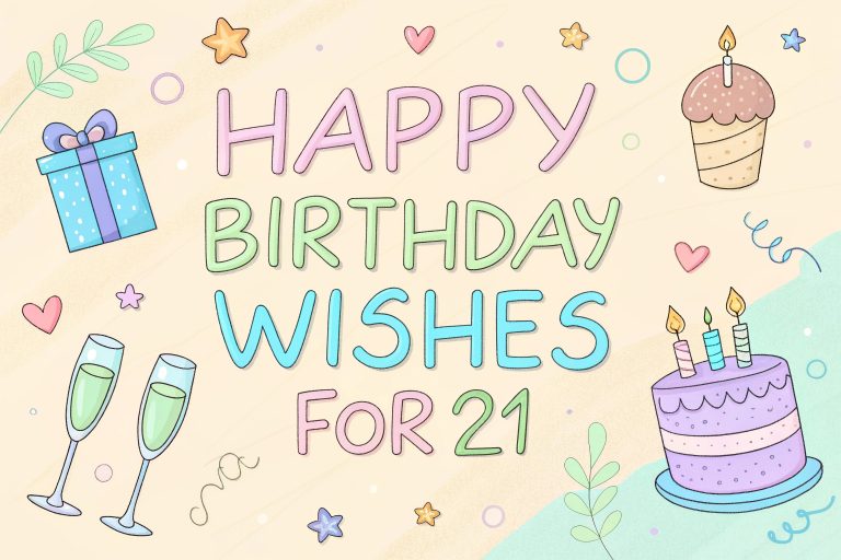 Happy Birthday Wishes for 21