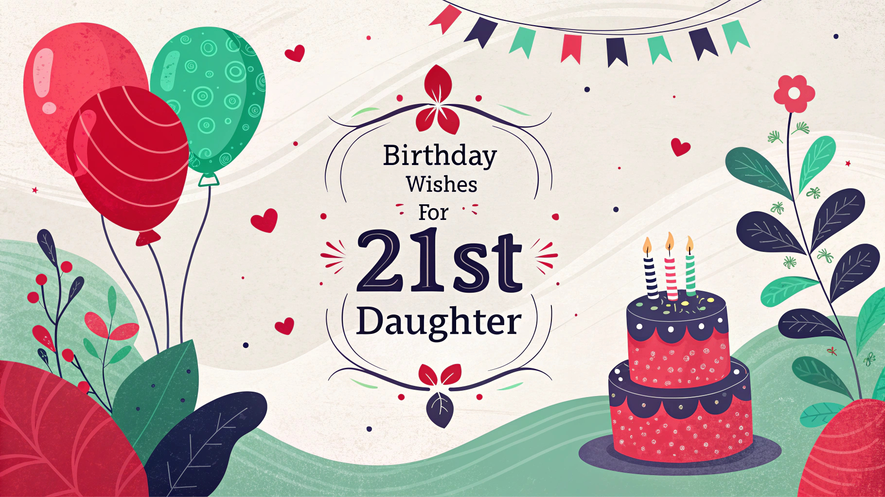 Birthday Wishes for 21st Birthday Daughter[