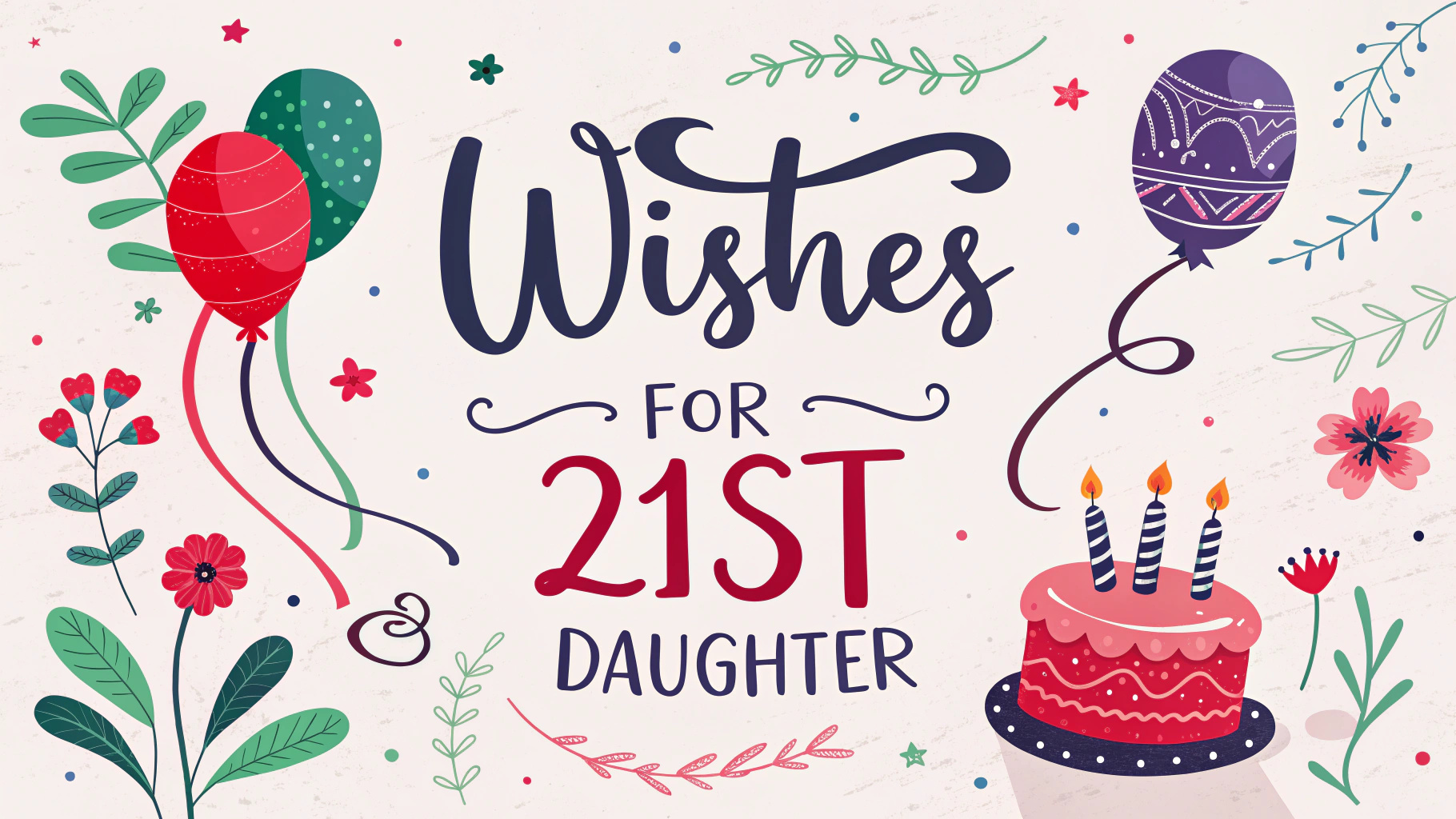 Birthday Wishes for 21st Birthday Daughter[