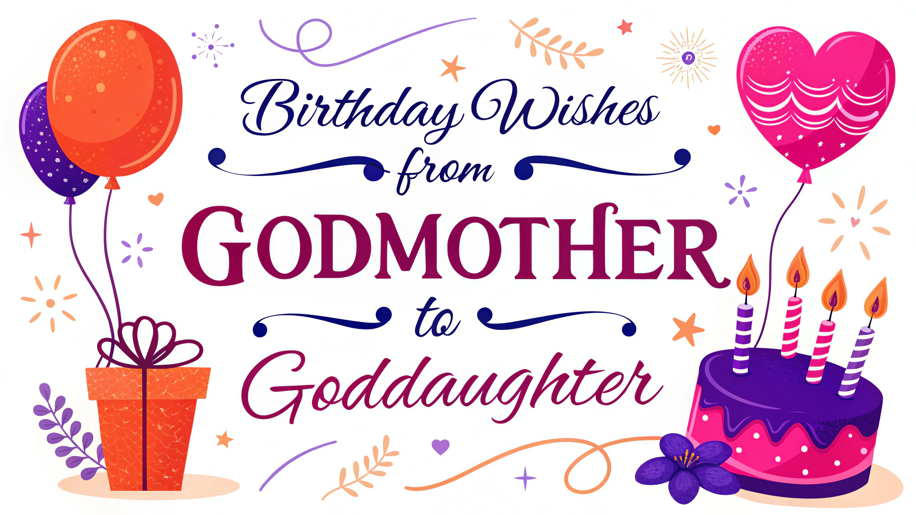 Birthday Wishes from Godmother to Goddaughter