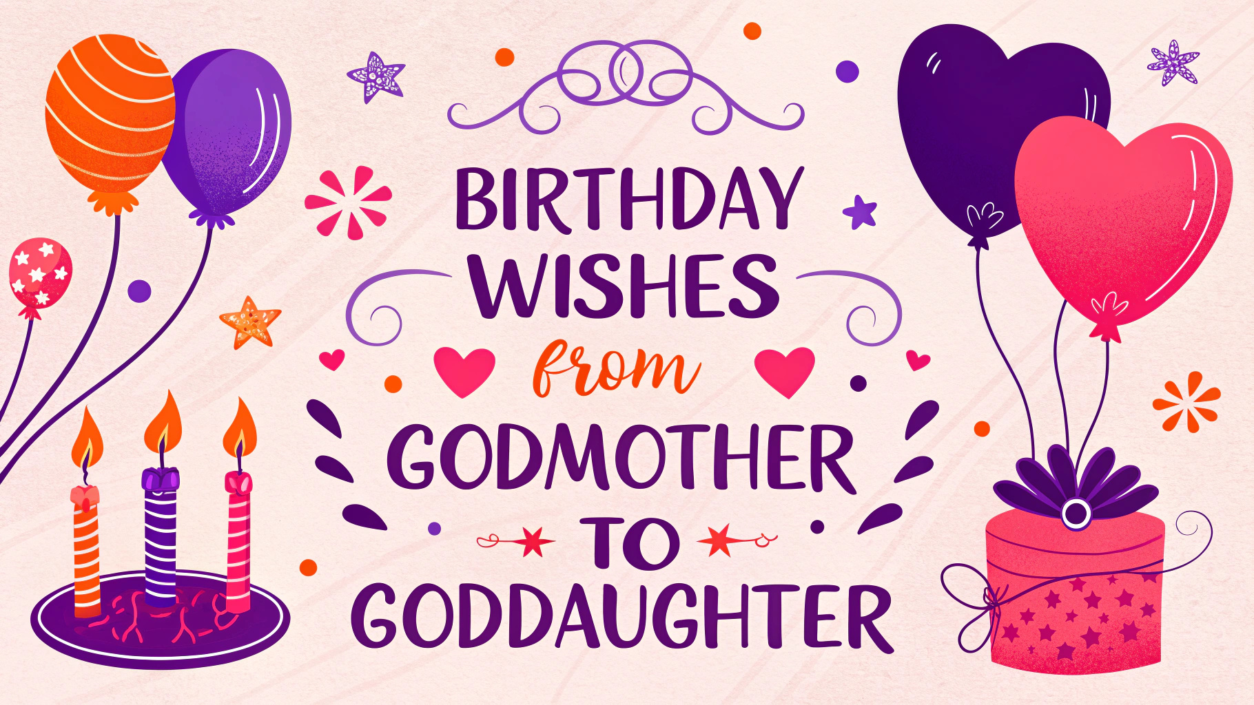 Birthday Wishes from Godmother to Goddaughter